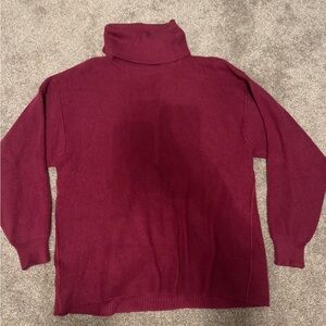 Free People Ottoman Purple Turtleneck Sweater